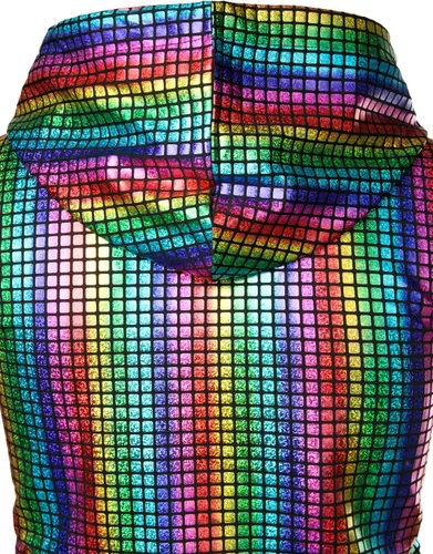 Vista 6 de ZEROYAA Camiseta hipster metálica con capucha y bolsillo tipo canguro para hombre