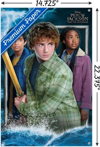 Vista 3 de Disney Percy Jackson and The Olympians - Póster de pared con pasadores