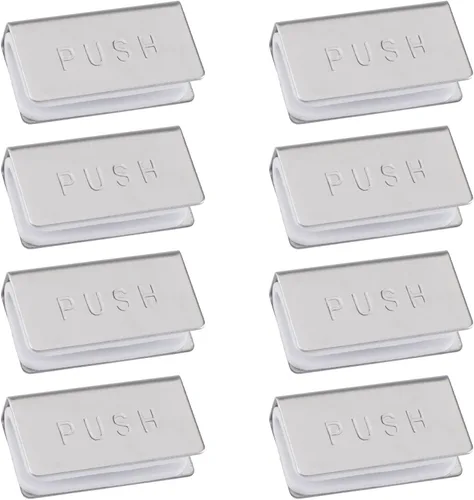 Vista 12 de Abrazadera magnética de metal ajustable sin marco, placas de huelga magnéticas rectangulares, abrazaderas de presión plateadas, clips de pestillo