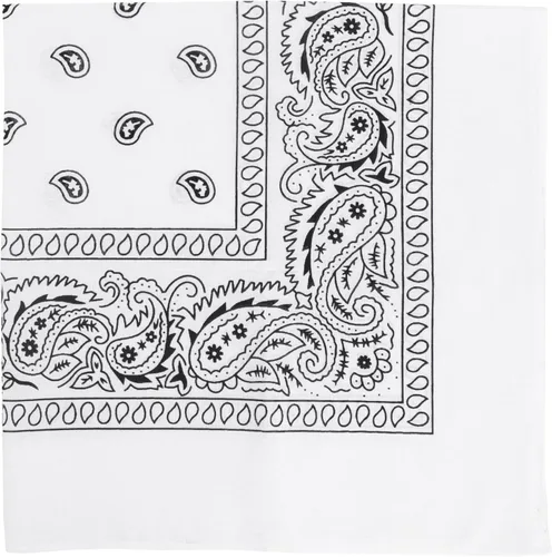 Vista 54 de Motique Accessories Bandana de algodón de 22 pulgadas con estampado cachemira