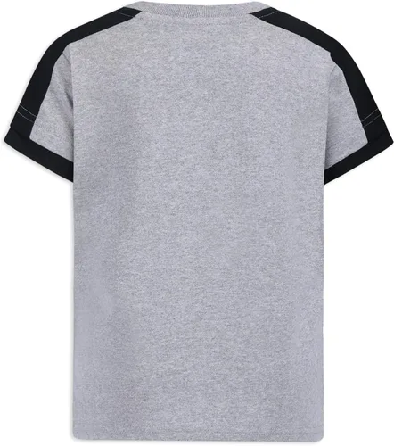 Vista 3 de DC Comics Batman Boys - Paquete de 3 camisetas para niños pequeños y pequeños - AzulAmarilloGris