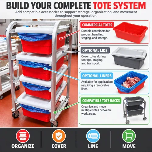 Vista 5 de ULTRASOURCE Bolsas Aprobadas para Alimentos/Maletas para Carne (4 Bolsas y 4 Tapas Esmeriladas, Color Canela)