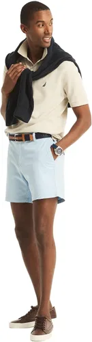 Vista 32 de Nautica playera polo clásica de mangas cortas, color sólido, para hombre