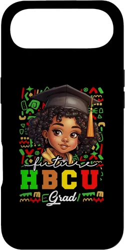 Vista 27 de Future HBCU Grad Black Girl Kids Graduation HBCU College Case for iPhone 16