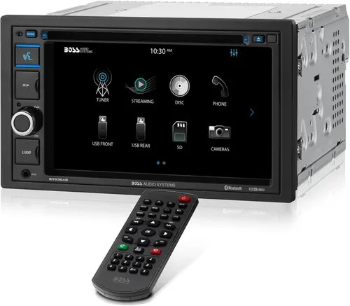 Vista 7 de BOSS Audio Systems BV9358B Estéreo para automóvil - CarPlay Android Auto inalámbrico, doble Din, pantalla táctil de 7 pulgadas, Bluetooth, sin