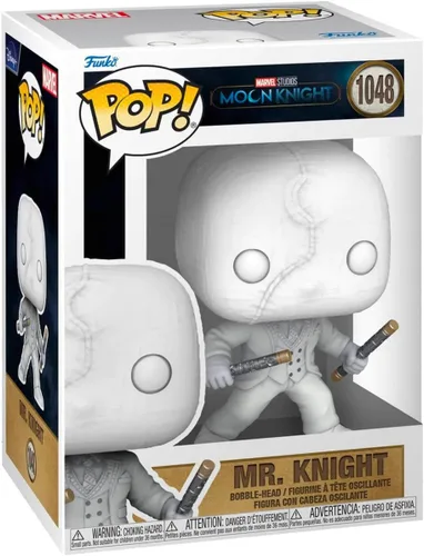 Vista 2 de POP Marvel: Moon Knight - Figura de vinilo de Mister Knight [Mr. Knight] Funko (paquete con funda protectora de caja compatible), multicolor, 3.75