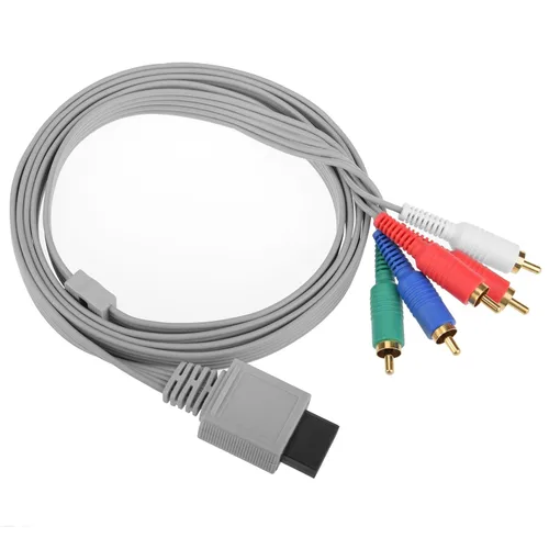 Vista 2 de High Definition Wii Component Cable for Nintendo Wii HDTV AV Audio Video - Premium Wii Cables for Enhanced Gaming Experience with Crisp Visuals and