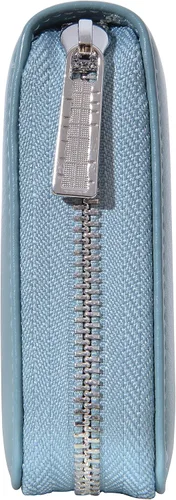 Vista 7 de Easyoulife Tarjetero de cuero genuino para mujer con 36 ranuras de seguridad RFID, L