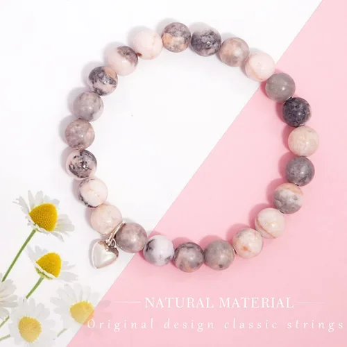 Vista 6 de CHICING Get Well Soon Regalos para mujeres, pulsera curativa de piedra natural, regalos inspiradores para mujeres, adolescentes y niñas