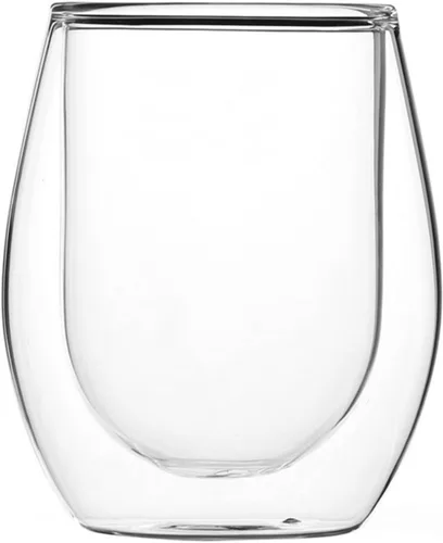 Vista 7 de Restaurantware Forma - Cuencos para salsa de 1 onza, 10 mini cuencos de cristal de doble pared, no se astillan, reutilizables, de vidrio
