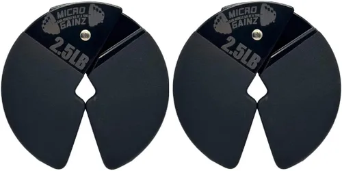 Vista 11 de Micro Gainz Placa de peso fraccional para mancuernas de 2.5 lb, ideal para micro cargas, (elige color) juego de 2 placas de peso fraccional