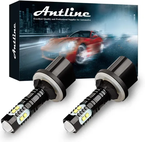 Vista 40 de Antline Bombilla LED H1 súper brillante, versión 3570 CSP-Chips LED antiniebla, repuesto DRL (paquete de 2)