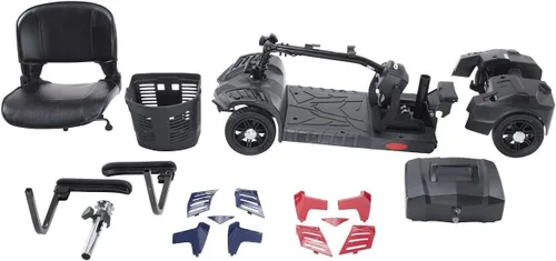 Vista 6 de Scout 4 LT - Scooter de movilidad de viaje con 5 años de protección