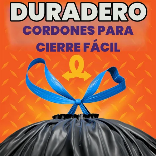 Vista 4 de Bolsas para basura Hefty Grandes, Resistentes para basura , 30 Galones, 56