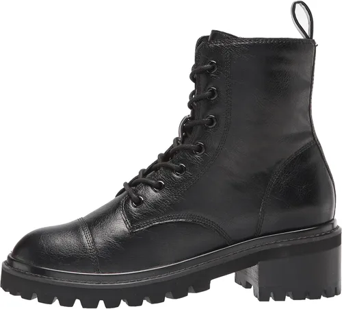 Vista 8 de The Drop Sparta - Botas de combate con cordones y suela gruesa para mujer