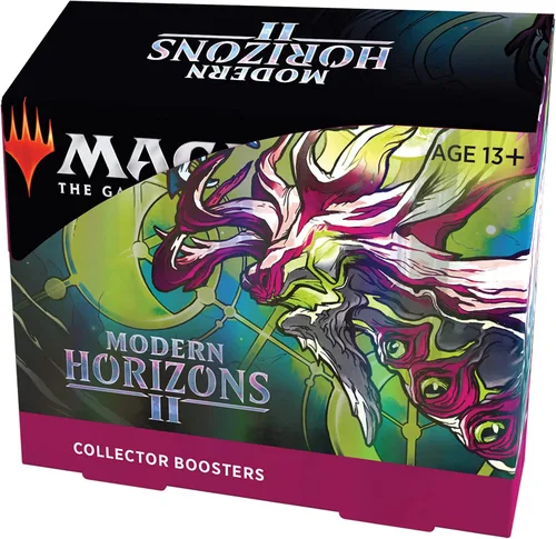 Vista 2 de Magic: The Gathering Modern Horizons 2 - Caja de refuerzo para coleccionista, 12 paquetes (180 cartas mágicas)