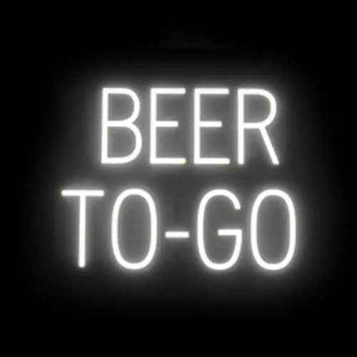 Vista 28 de SpellBrite Letrero de cerveza fría Letrero relacionado con la cerveza con aspecto de neón, fuente de luz LED verde 16.8 x 15.0 pulgadas