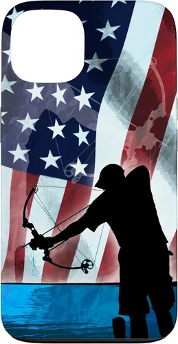 Vista 7 de Bowfishing American Flag Bow Hunting for Fish bowfisher Case for iPhone 17