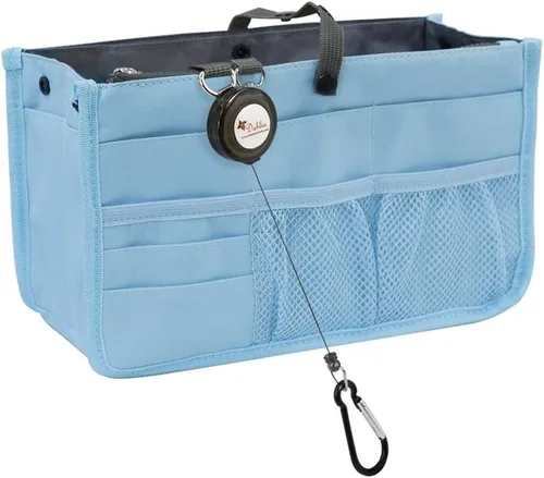Vista 11 de Dahlia - Organizador de bolso rígido con compartimentos, 21 componentes (modelo patentado)