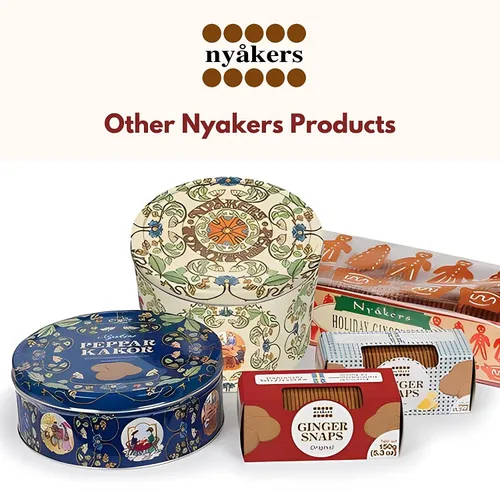 Vista 8 de Nyakers - Galletas de limón suecas – Originales, famosas y antiguas galletas gourmet de limón tradicionalmente horneadas en Suecia desde 1952