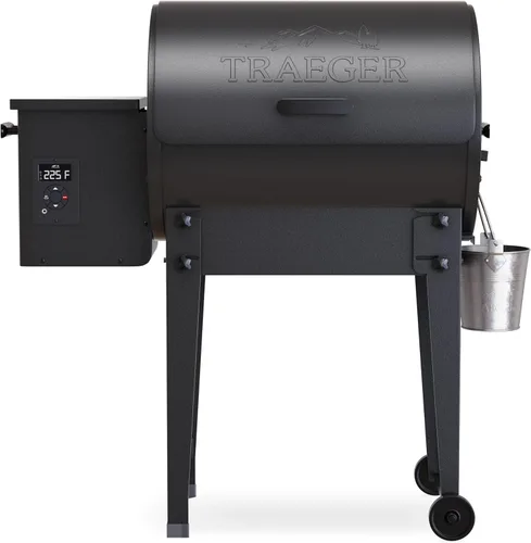 Vista 2 de Paquete de Traeger Grills TFB30KLF Tailgater 20 Parrilla eléctrica portátil de pellets de madera y ahumador + Traeger Grills BAC374 accesorio