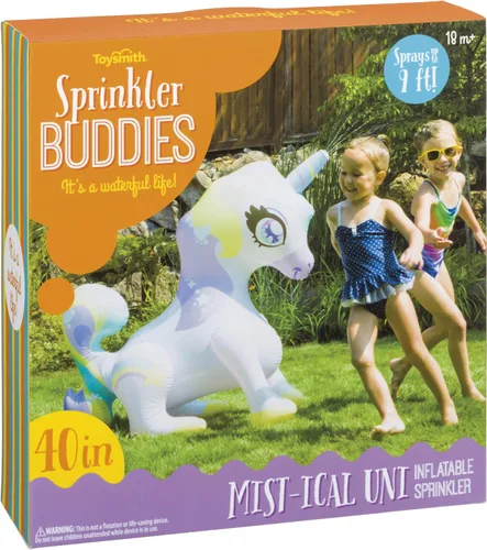 Vista 6 de Toysmith Sprinkler Buddies Dynamic Dino - Aspersor inflable para exteriores