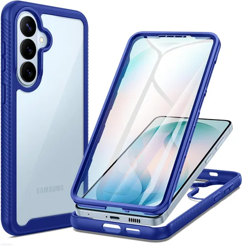 Vista 9 de seacosmo Diseñada para funda de teléfono Galaxy A14 5G, cubierta de cuerpo completo a prueba de golpes, con protector de pantalla integrado, funda