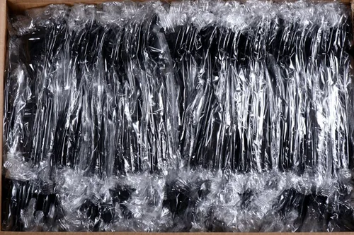 Vista 10 de Daxwell cuchara de té pesada, de tamaño completo, plástico negro, Negro, 1000