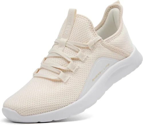 Vista 15 de ALEADER Energycloud - Tenis ligeros de mujer para caminar y correr Todo negro