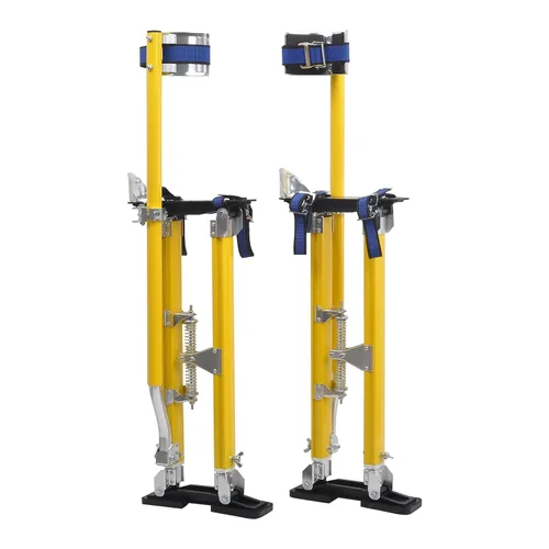 Vista 10 de Zancos para Paneles de Yeso de 15-23 Pulgadas de Altura Ajustable Elevadores Herramienta de Aluminio para Pintura Acabado Poda de Ramas Limpieza