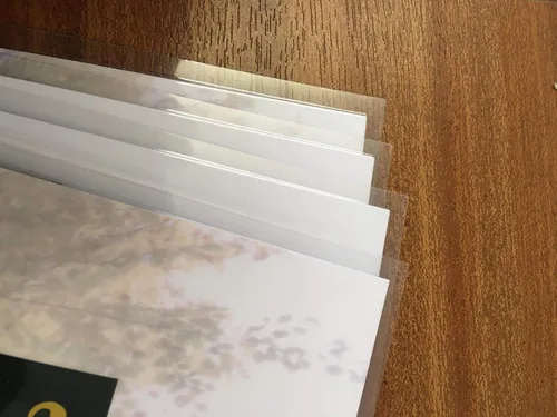 Vista 5 de RBHK Bolsas de laminación térmica, paquete de 100 hojas de laminación, 3 mil, 8.9 x 11.4 pulgadas, para uso con laminadores térmicos, hojas