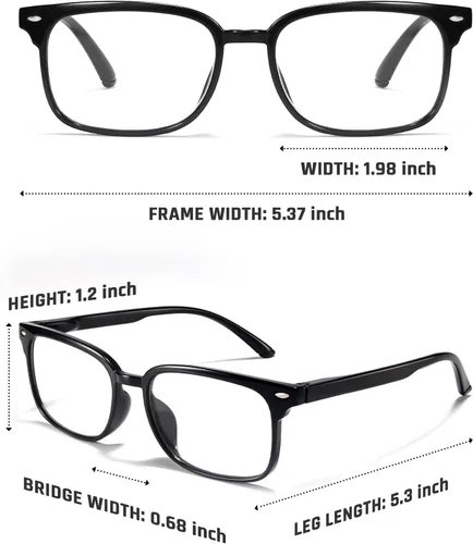 Vista 3 de NOVIVON 6 Pack Reading Glasses for Women, Reading glasses men, Blue Light Blocking Readers, Computer eye glasses, Cheaters