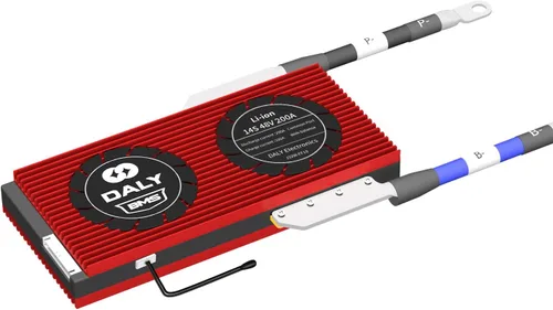 Vista 34 de DALY Smart BMS Li-ion 48V 14S 30A con comunicación UART, restablecimiento del módulo Bluetooth, puerto común para convertidor de potencia de litio