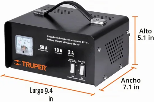 Vista 3 de TRUPER CARBA-50 Cargador de batería de coche de 12 V/50 amperios