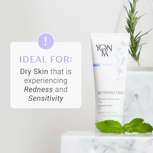 Vista 7 de Yonka Nettoyant Creme Crema desmaquillante limpiadora Elimina las impurezas con menta calmante y glicerina vegetal Para pieles sensibles al