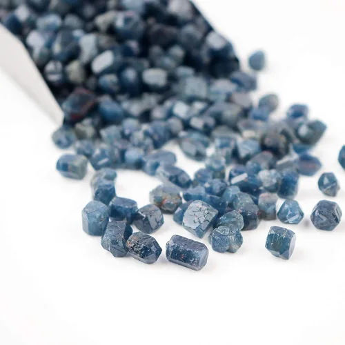 Vista 5 de OdrillionGems Piedras de zafiro azul crudo de 50 quilates, piedras preciosas naturales, piedras ásperas, cristales curativos, bricolaje hecho a
