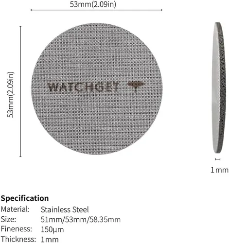 Vista 2 de watchget - Placa de malla de filtro de café reutilizable (2.087 in)