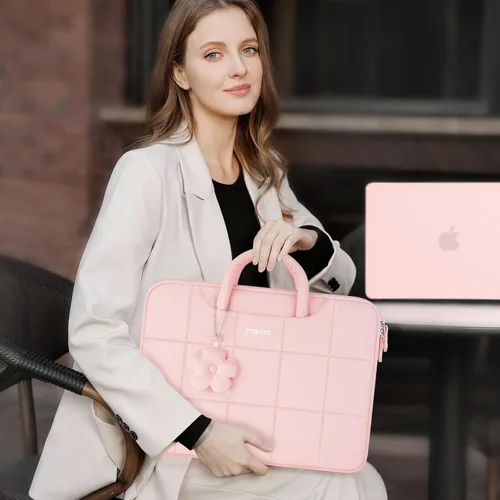 Vista 6 de MOSISO Funda para laptop de 13.3 pulgadas, funda para laptop de 13-13.3 Rosa