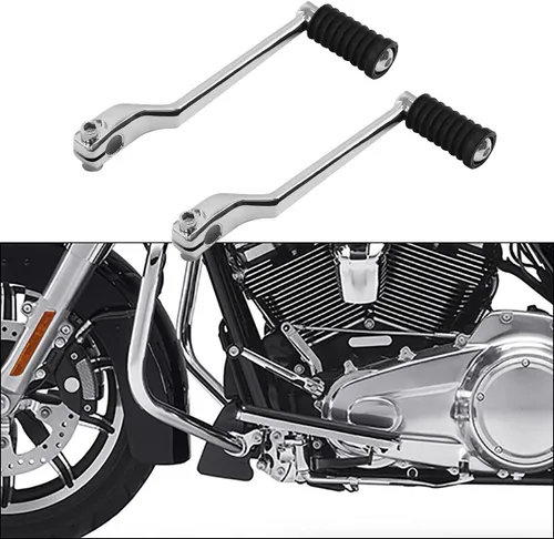 Vista 16 de TCMT Pedal de palanca de cambios de talón delantero izquierdo para Harley Touring Road King Road Street Electra Glide 1988-2025 FL Softail 1986-2017