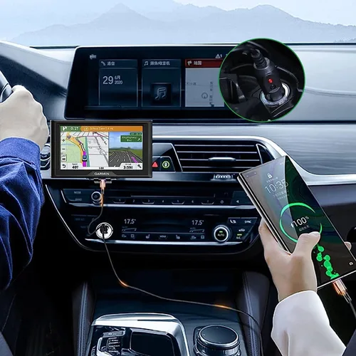 Vista 4 de Guy-Tech Adaptador de CC para automóvil compatible con Pure Evoke D4 D440 Digital DAB FM Radio portátil despertador VL-62334 VL-62226 V-62227 Auto