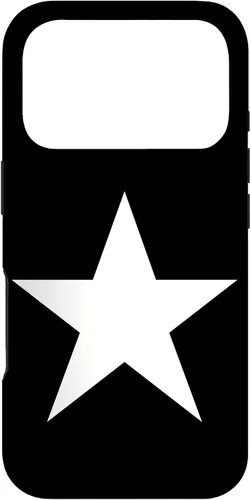 Vista 30 de Y2K Star On Front Black and White Mcbling Aesthetic 2000s Case for iPhone 17