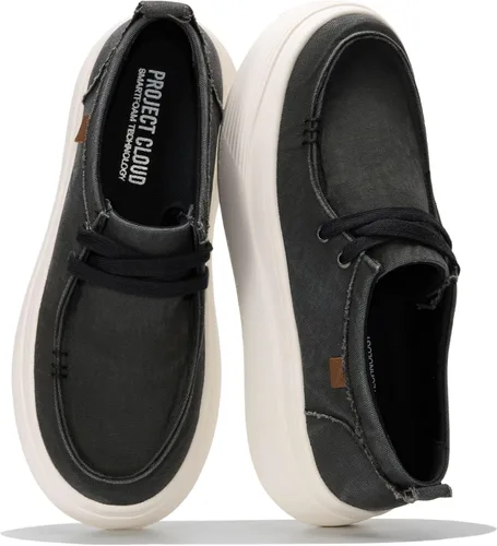 Vista 8 de Project Cloud Canvas Platform Loafers for Women Boat Shoes for Women (Dana)