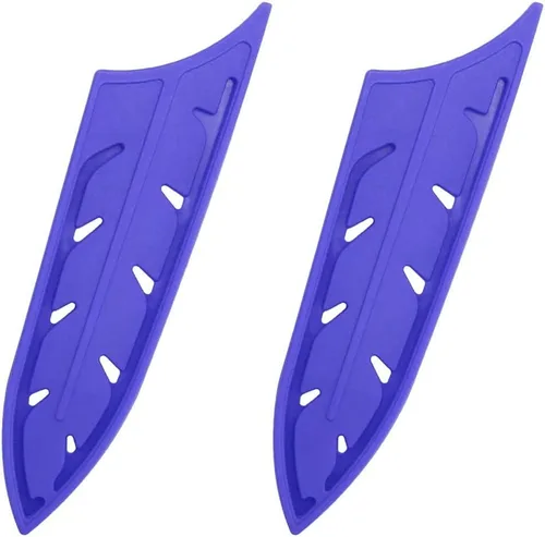 Vista 14 de XYJ Juego de 2 fundas para cuchillos de seguridad, protector de bordes de cuchillos, funda universal para cuchillos, pelado, funda de cuchillo