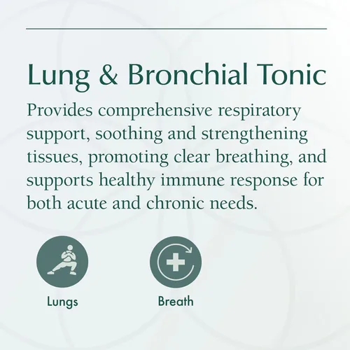 Vista 6 de Natura Health Products Tónico pulmonar y bronquial: calma y tonifica el sistema respiratorio, con extracto de hoja de gordolobo, tomillo, fenogreco