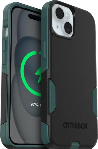 Vista 22 de OtterBox - Funda para iPhone 17e, 16e, 15, 14 y 13 serie Commuter, color negro, delgada y resistente, apta para bolsillo, con protección de puerto