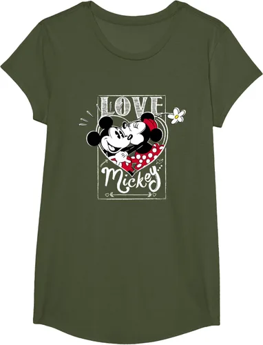 Vista 91 de Disney Mickey & Minnie Mouse Love Mickey - Camiseta para el día de San Valentín