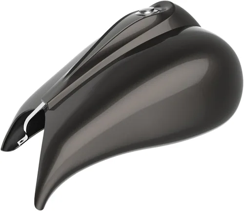Vista 23 de Cubiertas de tanque estiradas con consola de tablero y tapa de tanque de combustible, cubiertas de combustible de galón para Harley Touring Whisky