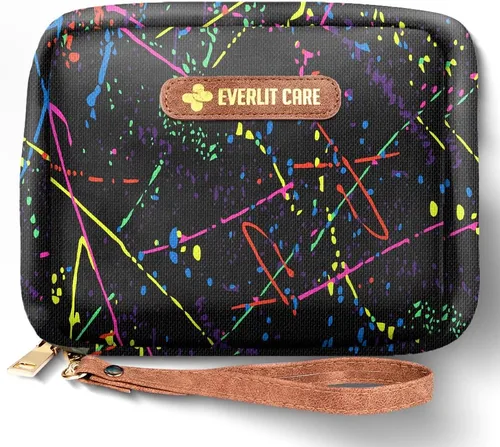 Vista 5 de EVERLIT Care Rescue Pack Kit de primeros auxilios para la familia para niños con 200 piezas de suministros médicos Bolsa de almacenamiento