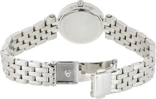 Vista 2 de Michael Kors Darci - Reloj de pulsera de cuarzo de tres agujas con bisel de cristal para mujer