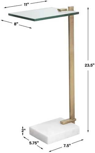 Vista 2 de Butler - Mesa decorativa de 23.5 pulgadas